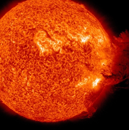 Solar flare by Nasa Earth Observatory